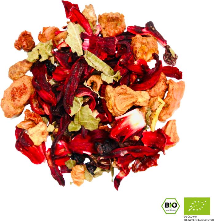 Actual product image Urban Tea Factory Tutti Fruitea Dream - Fruit tea with forest fruits - organic glass