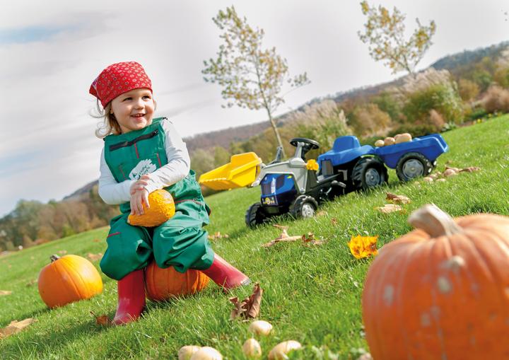 Produktbild Rolly Toys New Holland mit Lader und Anhänger