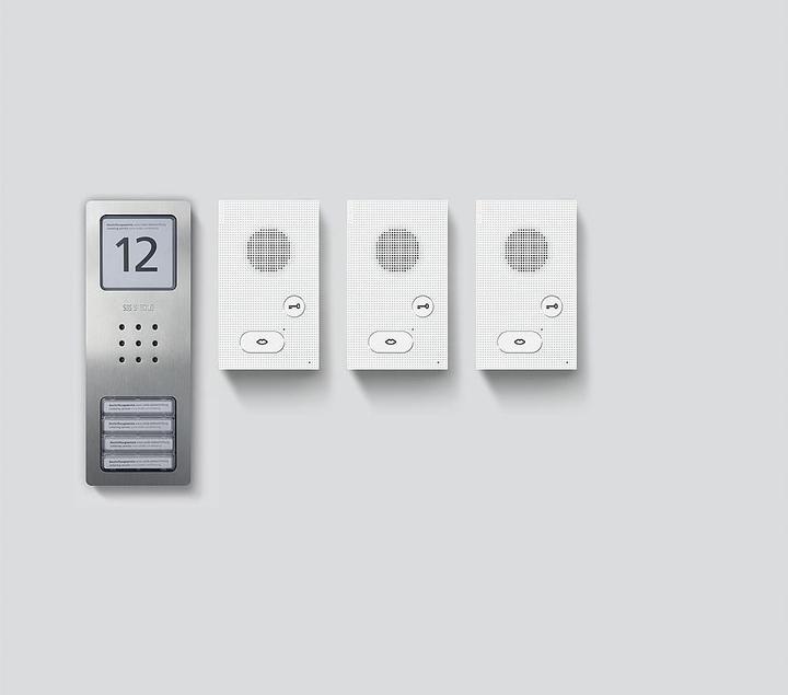 Image du produit Siedle Kit audio CAB 850-3 E/W Basic acier inoxydable brossé