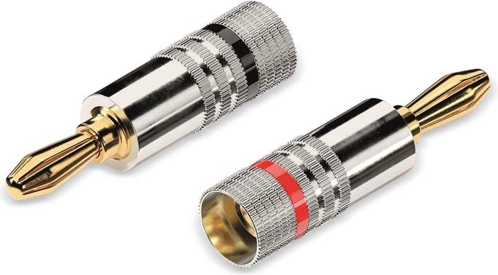 Produktbild Delock PureLink sonero Bananenstecker - schraubbar - 8er Set