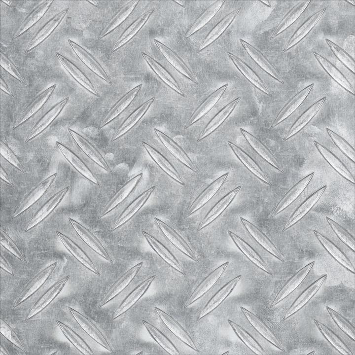 Actual product image Alfer Chequer plate (500 mm, 250 mm, 2 mm)