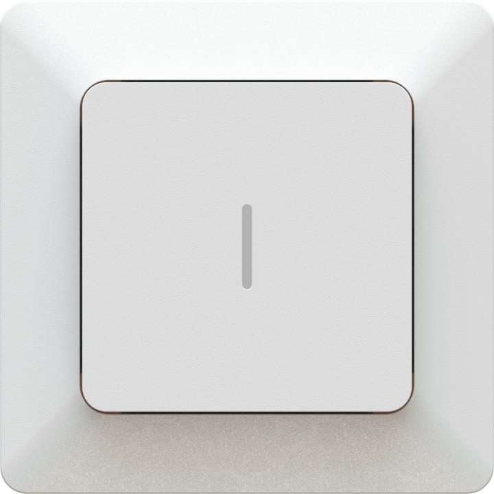 Actual product image Modino UP pushbutton A/R illuminated blue