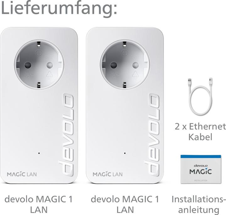 Produktbild Devolo Magic 1 LAN 1-1-2 (1200 Mbit/s)