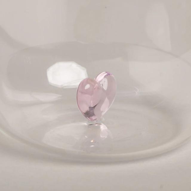 Image du produit Eulenschnitt Verre à boire Coeur rose - de (0.42 l, 1 x)