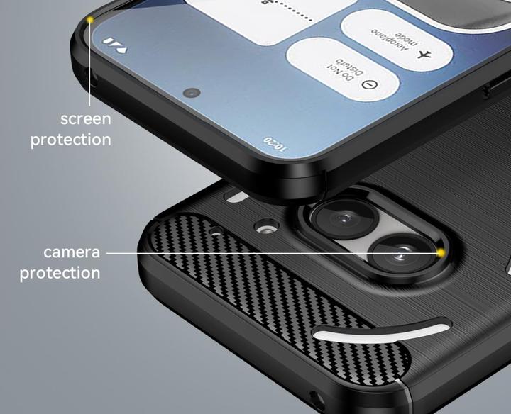 Produktbild Screenguard Carbon Brushed Soft TPU (Nothing Phone (2a))
