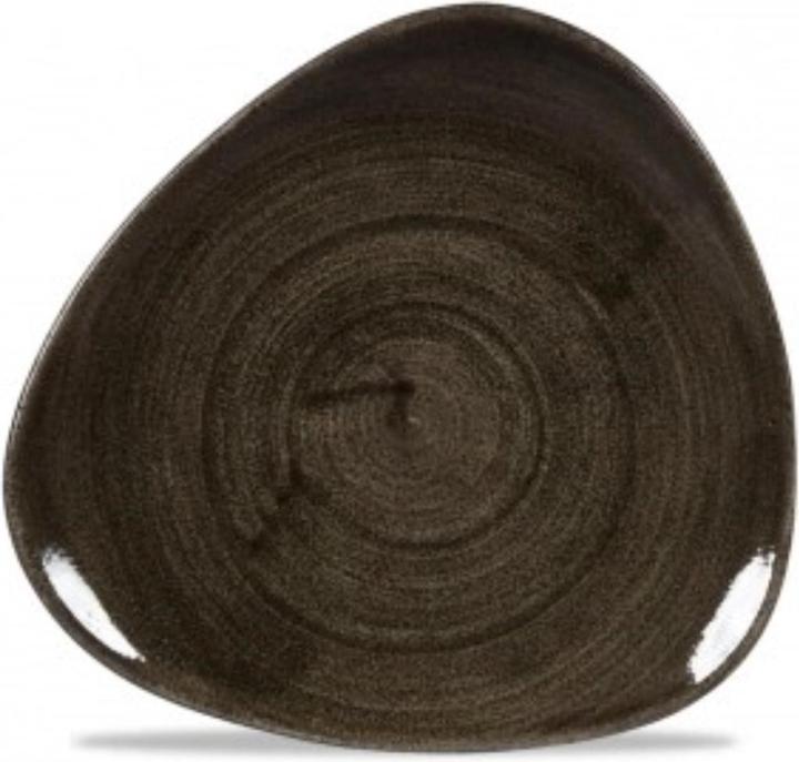 Productafbeelding Churchill Steengegoten Patina IJzer Zwart Driehoek Bord Plat 19,2cm (19.20 cm)