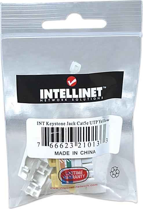 Actual product image Intellinet Cat5e Keystone Jack (Keystone module)