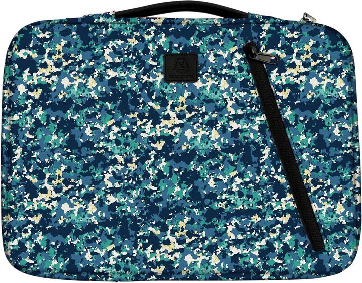 Actual product image Exacompta Laptop sleeve Veggie synthetic fibre blue up to 40.6 cm (16 inch) (15.98", Universal)