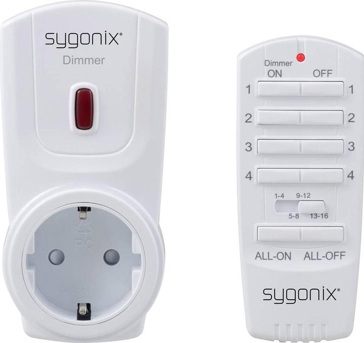 Sygonix RSL Funk-Dimmer-Set Zwischenstecker Schaltleistung (max.) 300 W Reichweite max. (im Freifeld) 70 m