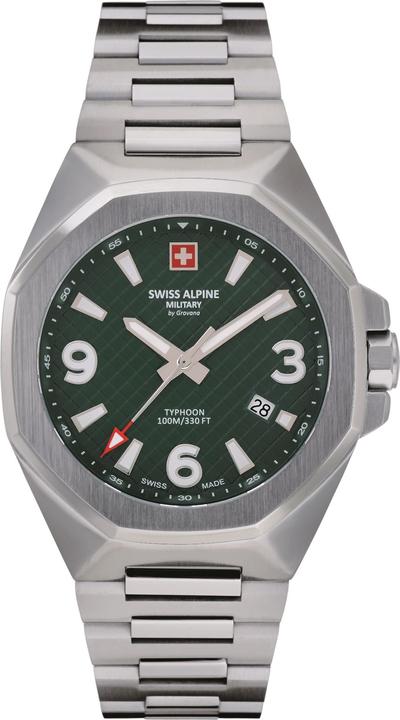 Actual product image Swiss Alpine Military TYPHOON Collection - Swiss made quartz watch (Swiss made)