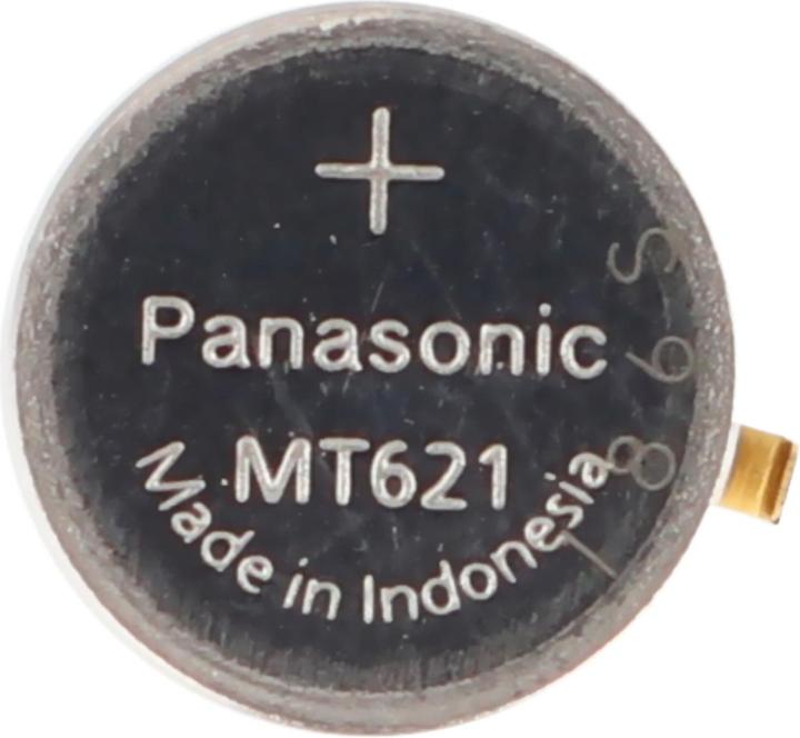 Actual product image Panasonic Battery Citizen caliber E000, MT621, 295-51, 295-5100, E168, E410G (1 pcs., Device specific, 2.50 mAh)