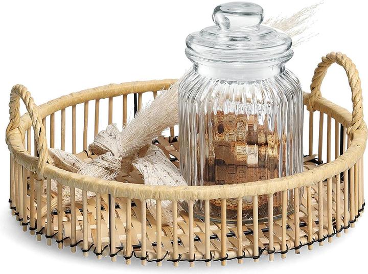 Actual product image Zeller Present Decorative tray 'Rattan