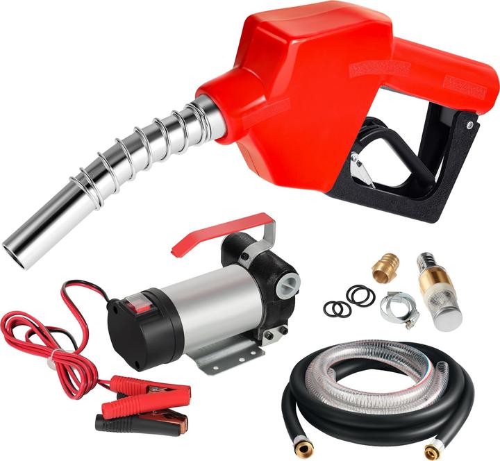 Produktbild Wiltec Bio Dieselpumpe 12V 150W 40l/min Heizölpumpe selbstansaugend Zapfpistole