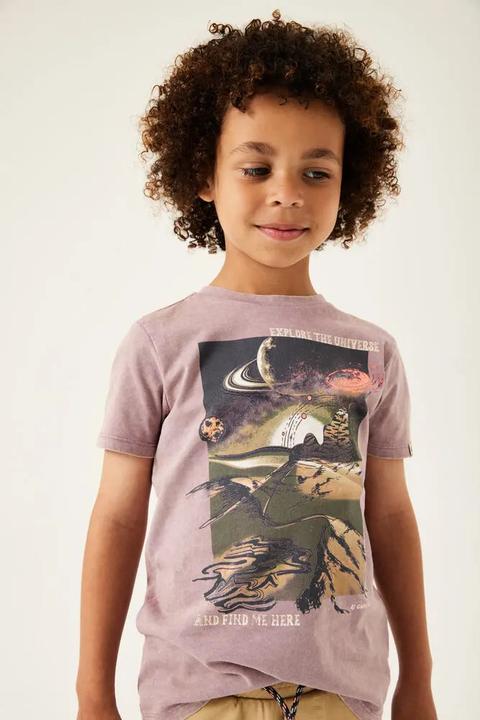 Produktbild Garcia T-Shirt explore the Universe marsala (98)