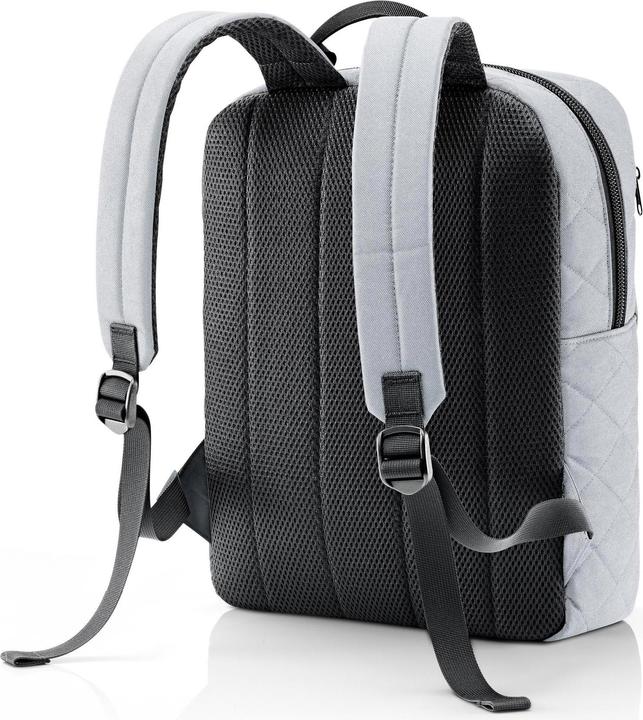 Produktbild reisenthel Rucksack Backpack M rhombus 13 l, Hellgrau (13 l)