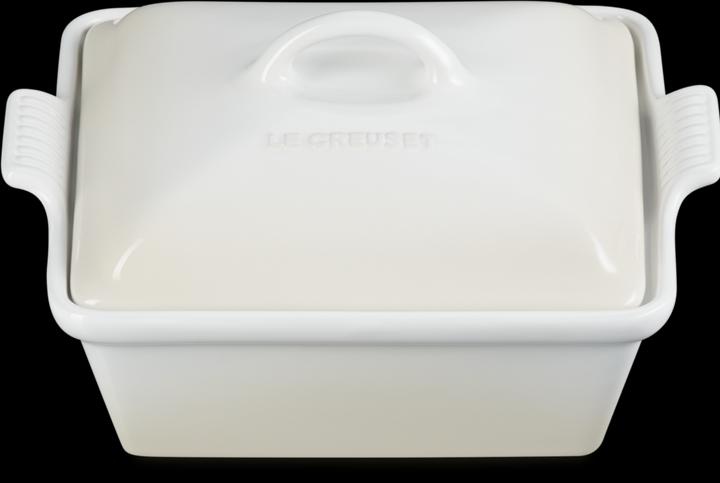 Image du produit Le Creuset Plat à four Tradition Couvercle en grès Carré Meringue