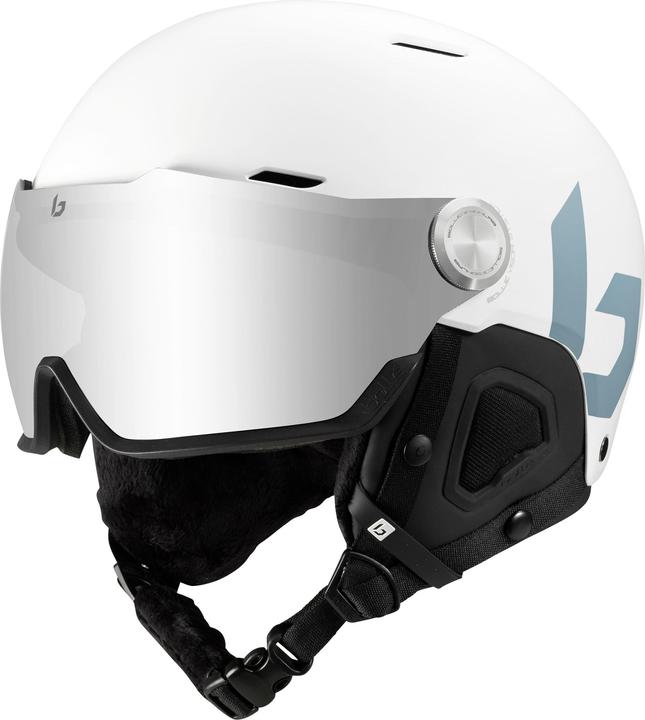 Produktbild Bolle Might Visor Offwhite Matte Brown Gun Lens Cat 2 (55 - 59 cm, M)