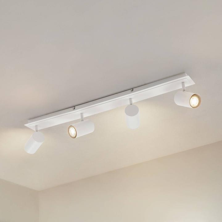 Produktbild Lindby Joffrey Deckenstrahler, 4-fl., 80 cm, weiss (GU10)