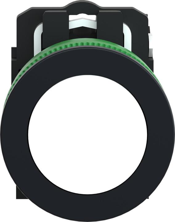 Actual product image APC PushbuttonR, complete, flat mounting, ø30mm, IP 69K, white, 1 NO contact, springr