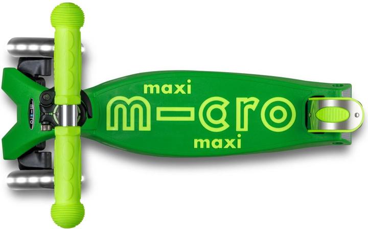 Immagine prodotto Micro Scooter Maxi Deluxe Foldable Neon LED Parrot Green