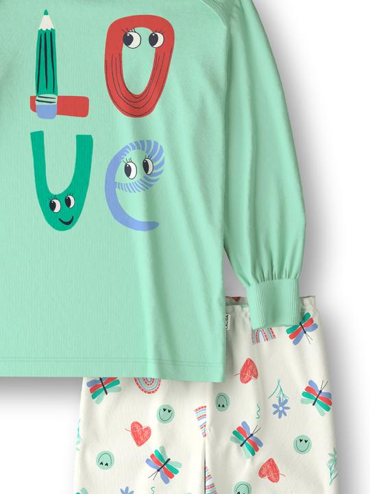 Produktbild Calida Pyjama "Toddlers Doodle" lindgrün (92)