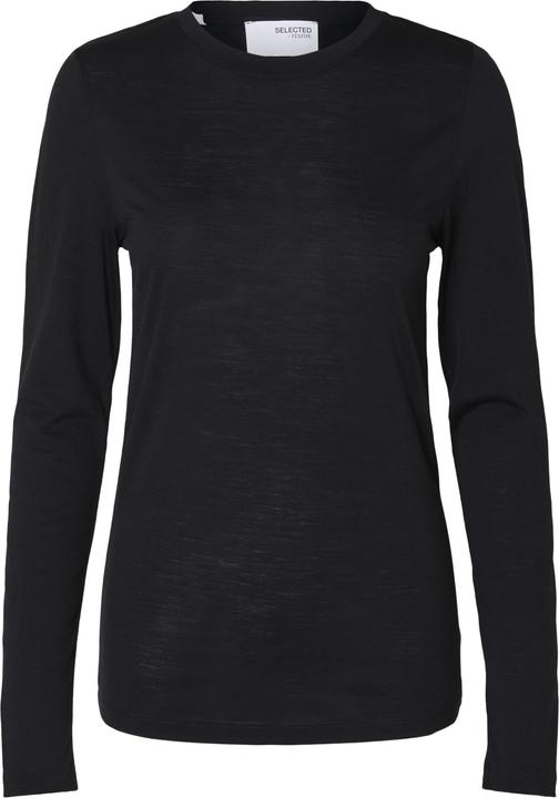 Selected Femme 100% Woll Oberteil mit langen Ärmeln
