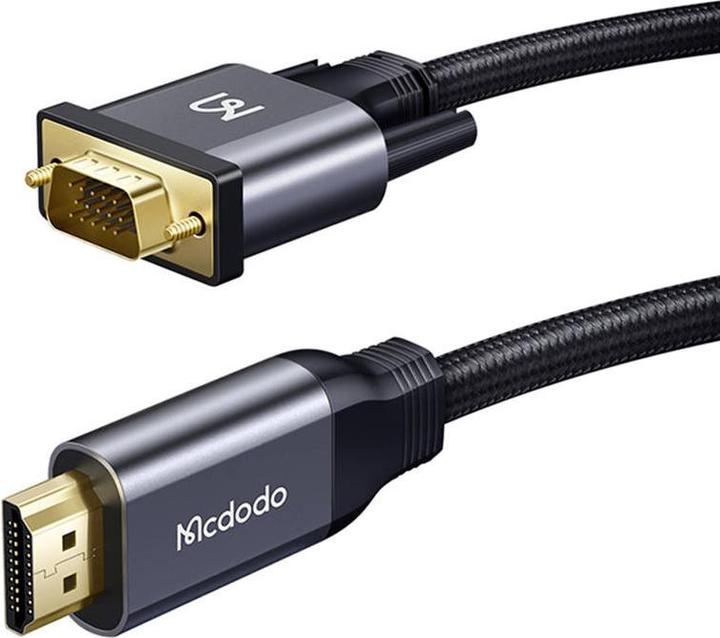 Produktbild Mcdodo Kabel HDMI - D-Sub (VGA) 2m szary (79827) (2 m, HDMI)