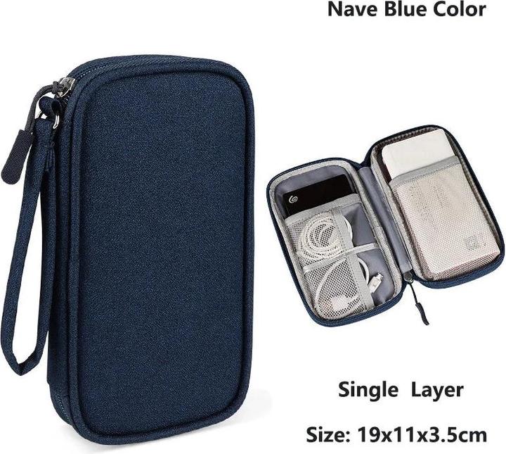 Only-Bags.Store Borsa portacavi, borsa elettronica, organizzatore per accessori elettronici, organizzatore di cavi