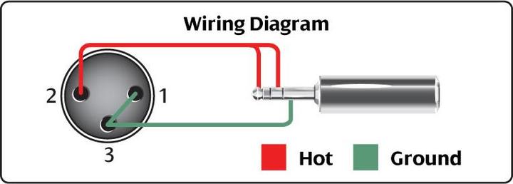 Produktbild Hosa XVM-110F - Cable XLR,10F - 3.5mm TRS (3 m)
