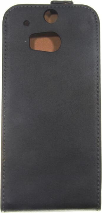 Actual product image OEM Slim Leather Flip Case HTC One M8 - Black (HTC One (M8), HTC One M8s)