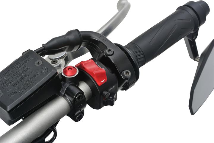 Immagine prodotto Daytona Tappo a vite in alluminio CNC anodizzato rosso F. Specchio M10 X P1,25 filettatura sinistra
