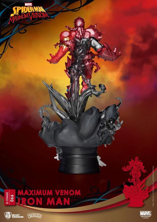 Produktbild Beast Kingdom Statua Marvel D-Stage Diorama Maximum Venom Iron Man