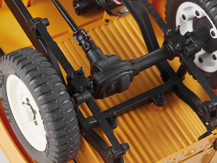 Productafbeelding FMS Land Rover serie II geel 1:12 - Crawler RTR 2.4GHz (RTR Gereed voor gebruik)