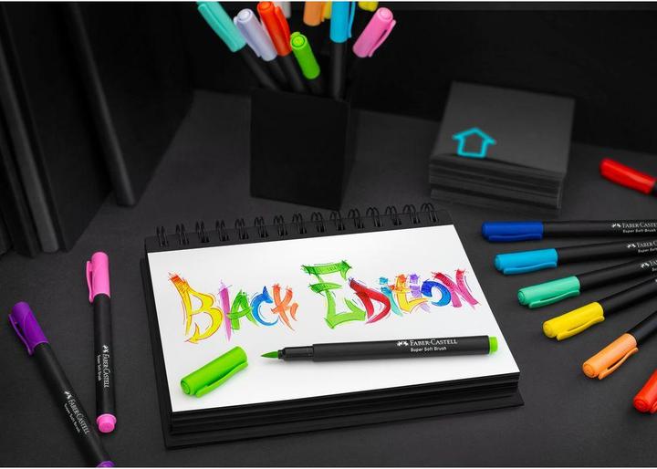 Productafbeelding Faber-Castell Brush Pen Black Edition (Veelkleurig, 20 x)