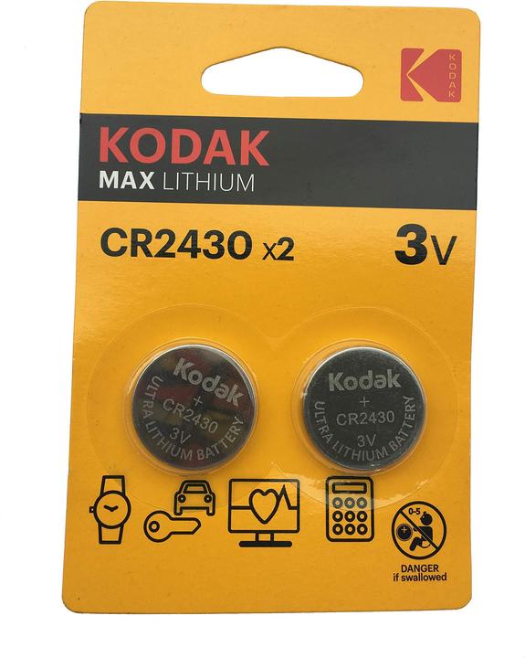 Kodak CR2430 Single-use battery Lithium - Batterie (2 Stk., CR2430, 280 mAh)