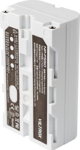 Image du produit Viltrox NP F550 Battery 2200mah avec port de chargement USB C (Batterie)