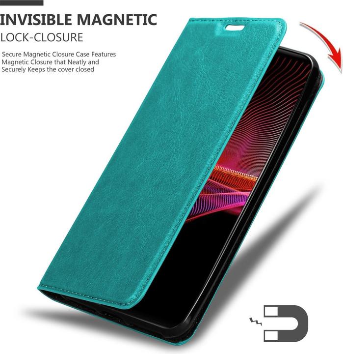 Actual product image Cadorabo Book Invis. Magnet sleeve (Sony Xperia 1 III)
