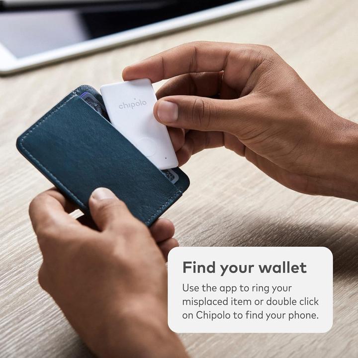 Image du produit Chipolo Brieftaschenfinder Bluetooth Tracker mit App-Unterstützung (iOS, Android)