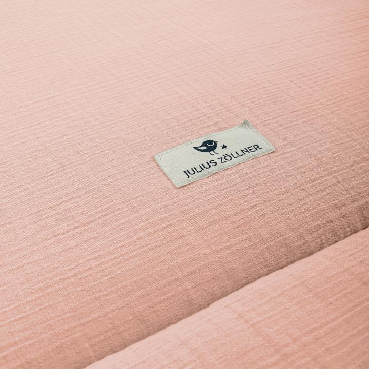 Julius Zöllner Krabbeldecke Musselin, Dusty Rose