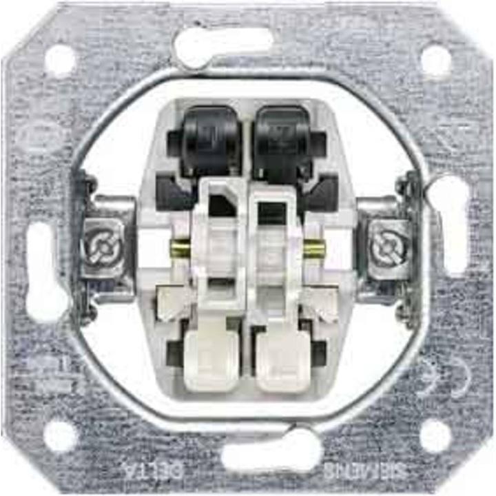 Actual product image Siemens DELTA 2-circuit switch 10A 250V