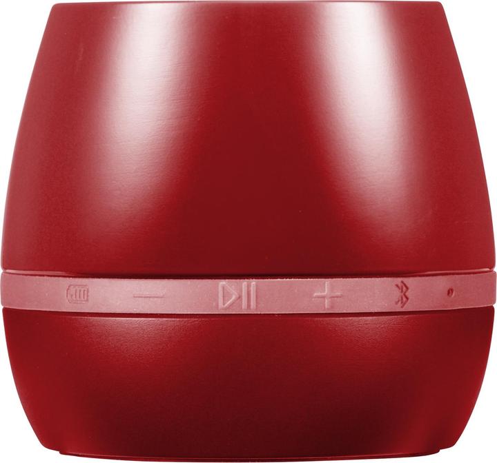 Actual product image Hmdx Jam Bluetooth Mini Speaker Red (5 h, Rechargeable battery operated)