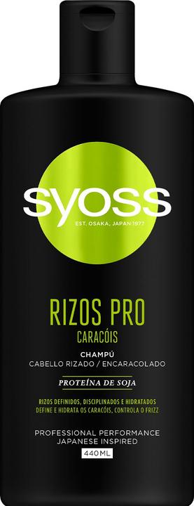 Syoss RIZOS PRO champú cabello ondas o rizos 440 ml (440 ml, Flüssiges Shampoo)