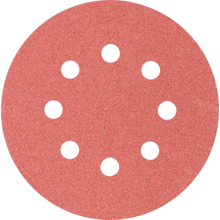 Produktbild Pferd Exzenterschleifpapier Klettscheibe 125 mm Korund A 120 Lochung 8 (120)