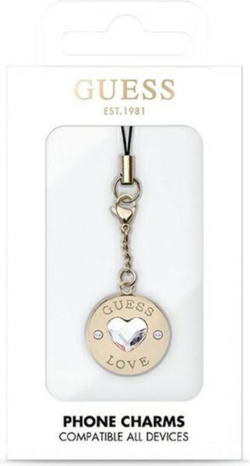 Immagine prodotto Guess zawieszka GUCPMHGLD Cinturino del telefono Cuore con diamante e strass