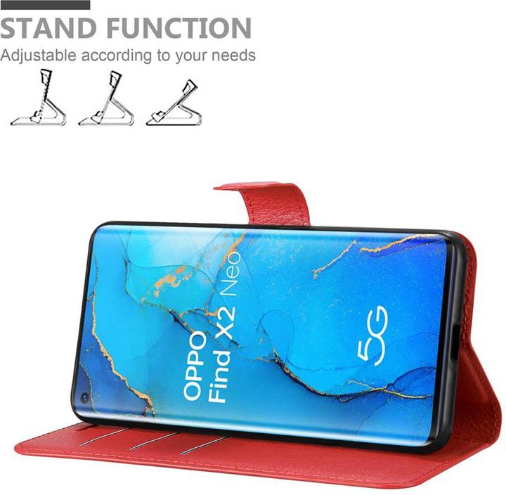 Actual product image Cadorabo Book with stand function cover (Oppo Find X2 Neo)