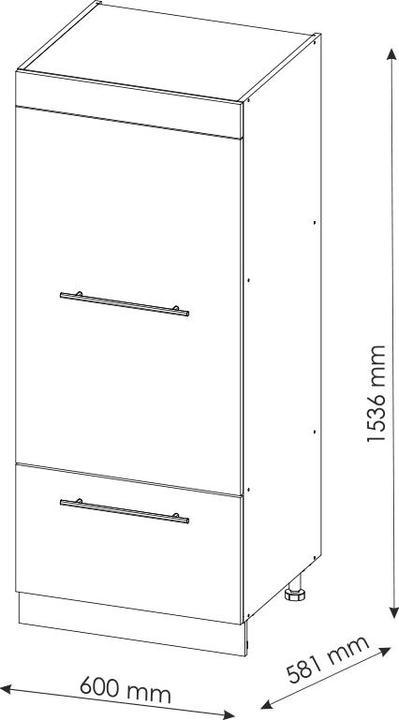 Actual product image Vicco Mikrowellenschrank Fame-Line