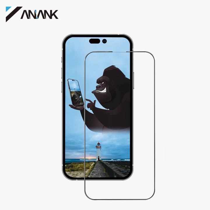 Produktbild Anank 2.5D Corning Gorilla Transparentes Panzerglas für iPhone 16 Pro Max – 5-fach verstärkt (1 Stück, Apple iPhone 16 Pro Max)