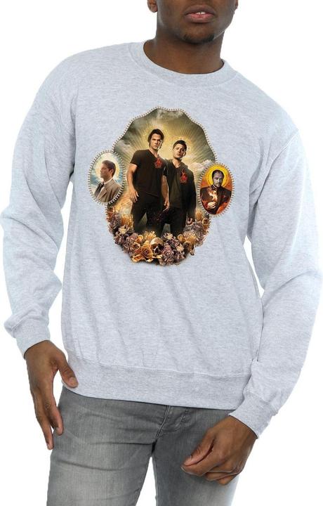 Actual product image Supernatural Mens Holy Shrine Sweatshirt (L)