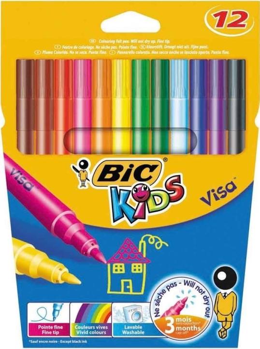 Immagine prodotto Bic Visto per bambini (Multicolore, 12 x)