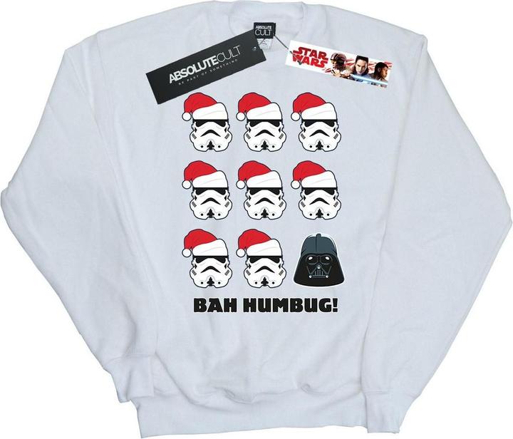 Actual product image Star Wars Mens Christmas Humbug Sweatshirt (L)